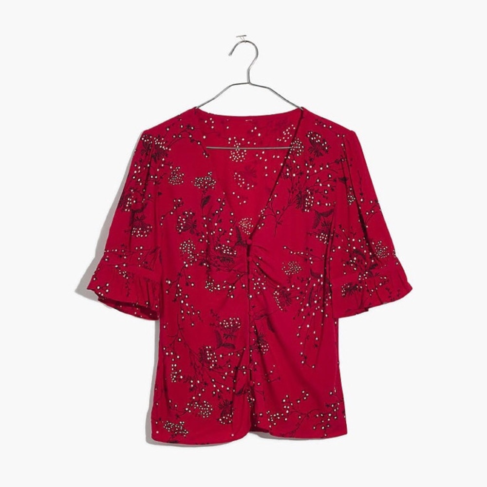 Madewell Daylight Top in Windswept Floral like new